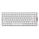 IQUNIX MQ80 Low Profile Mechanical Keyboard for Work and Gaming Tri Mode Wireless Wired CNC Aluminum Hot Swappable RGB Backlit Long Battery Life VIA Support (Silver)